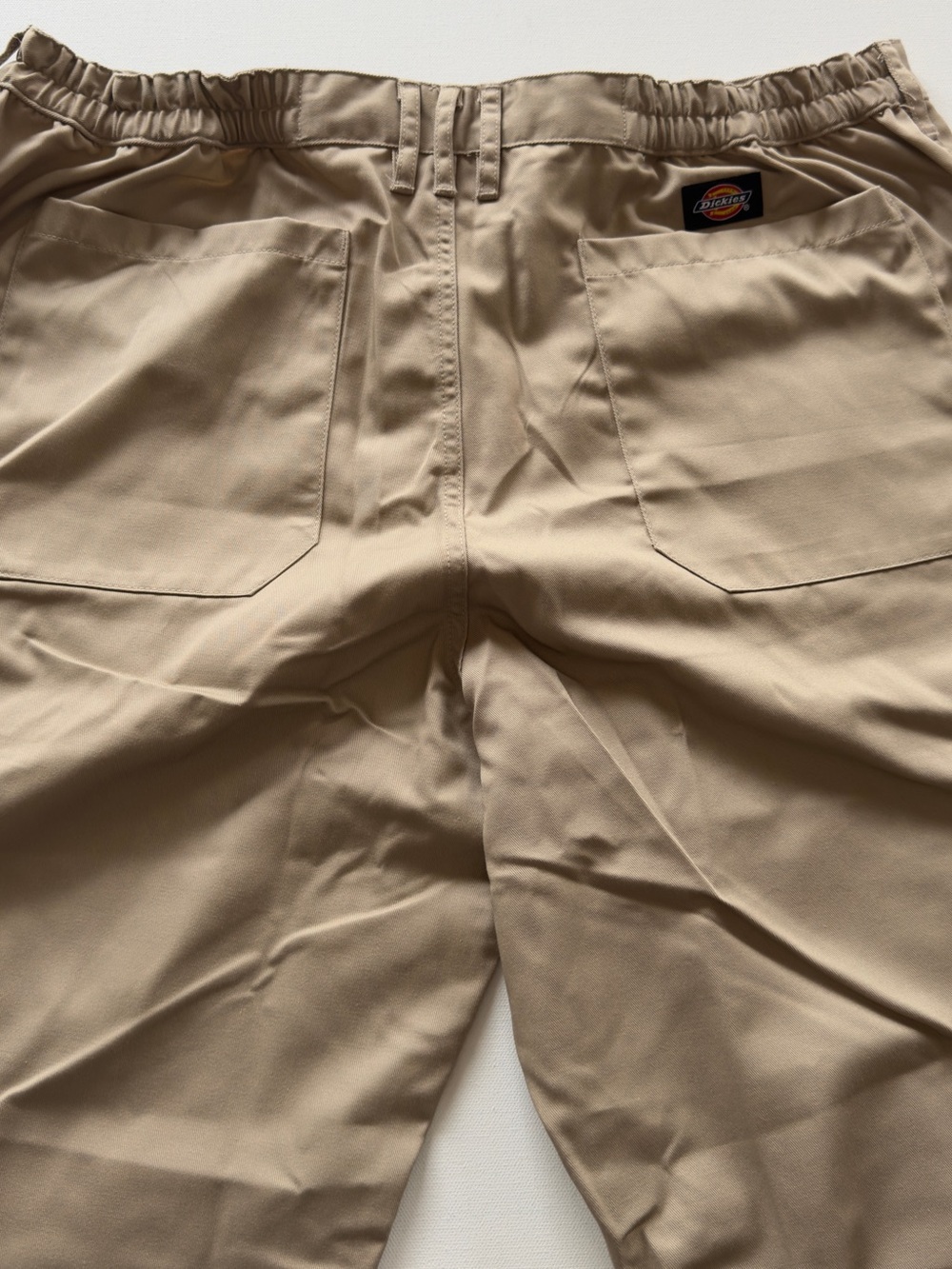 NWT Men's Dickies Classic Khaki Chef Pant DC 16 Tan Elastic Back Waist Size XL - Picture 4 of 15